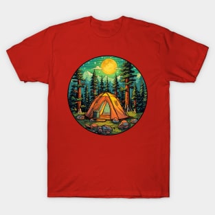 Tent Camping T-Shirt